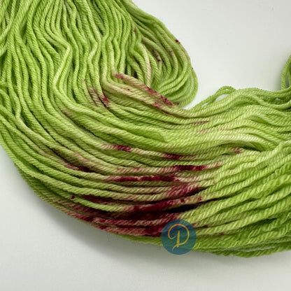 Handgefärbte Sockenwolle,  4-fach Wolle, 100 g, Nr. 58