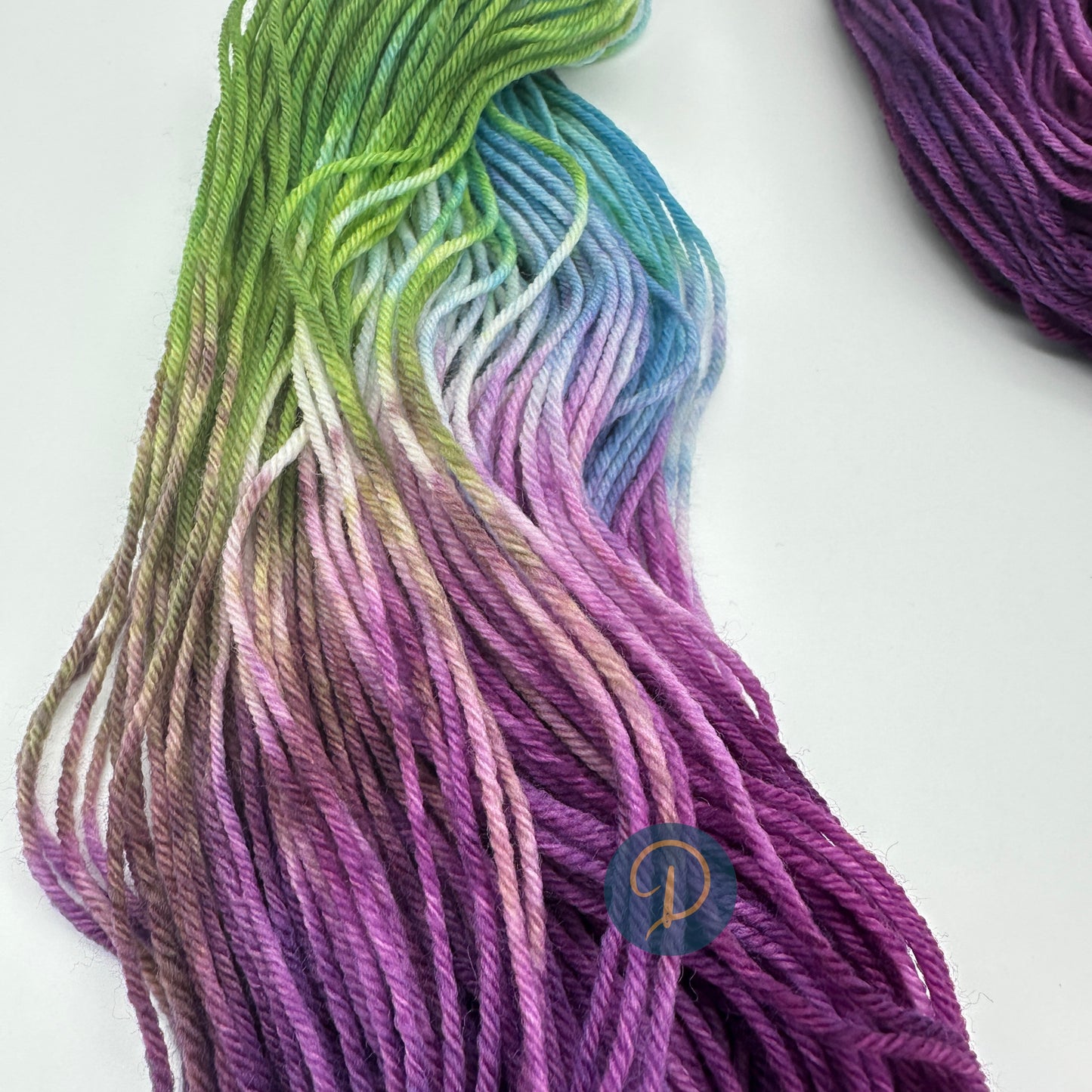 Handgefärbte Sockenwolle,  4-fach Wolle, 100 g, Nr. 90