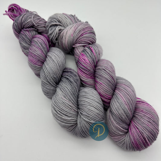 Handgefärbte Sockenwolle,  4-fach Wolle, 100 g, Nr. 79