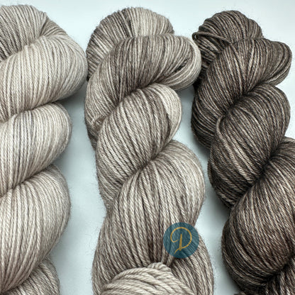 Fade Set "Hot Chocolate" 4-fach, 5 Stränge je 100g