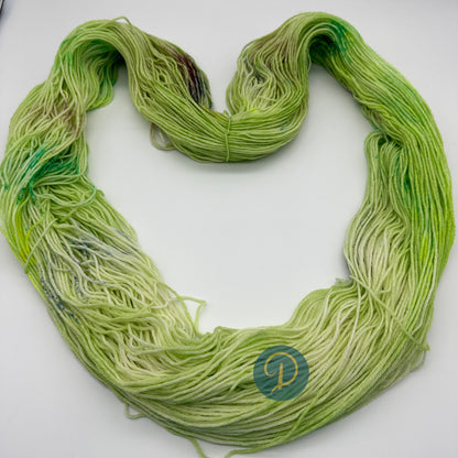 Handgefärbte Sockenwolle,  4-fach Wolle, 100 g, Nr. 86