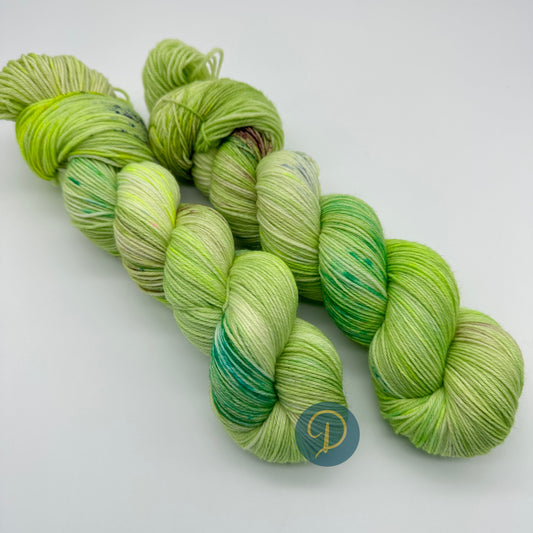 Handgefärbte Sockenwolle,  4-fach Wolle, 100 g, Nr. 86