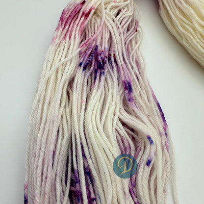 Handgefärbte Sockenwolle,  4-fach Wolle, 100 g, Nr. 97