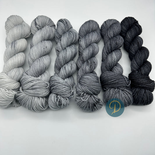 Fade Set "Schlichte Eleganz" 4-fach, 6 Stränge x 100g, Nr. F3