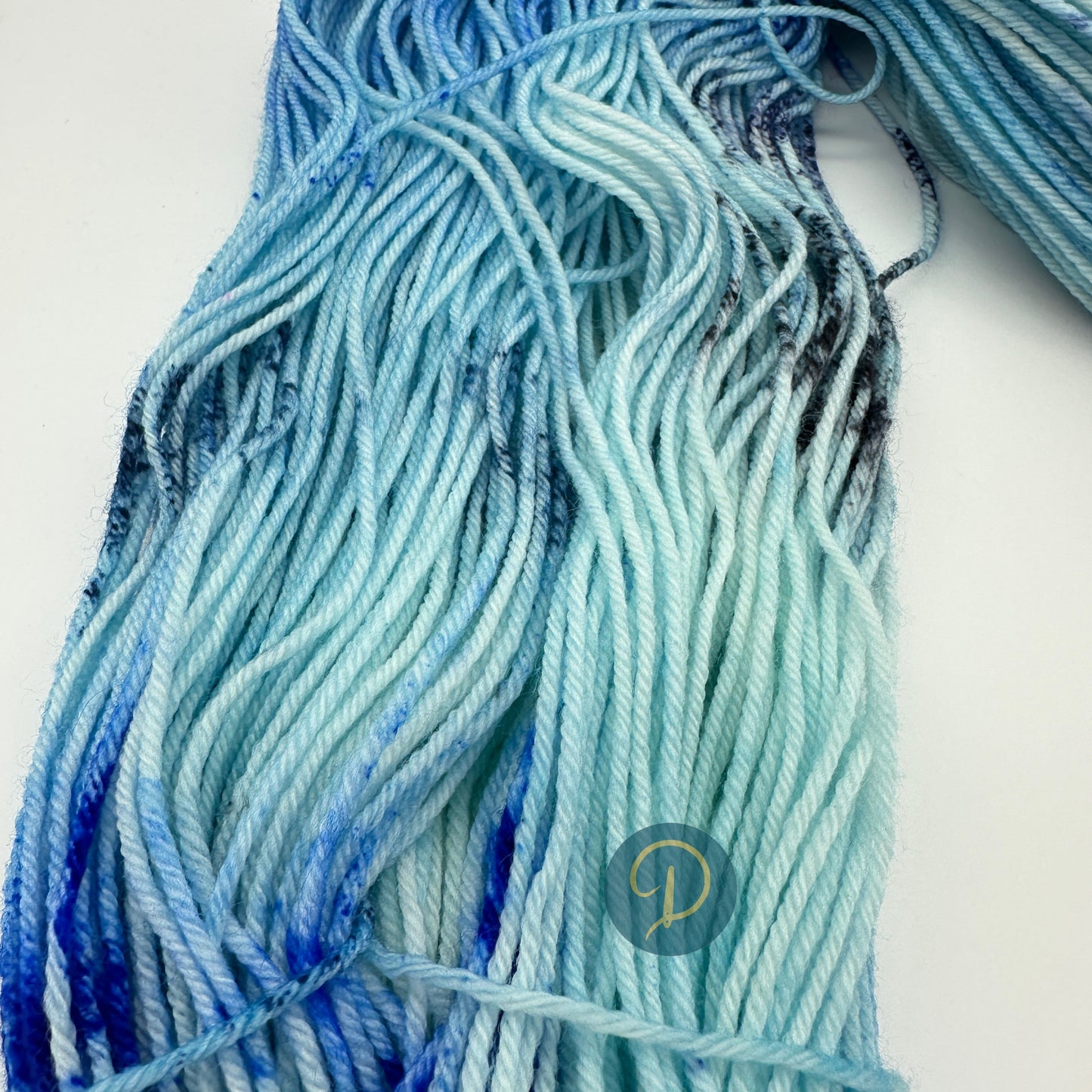 Handgefärbte Sockenwolle,  4-fach Wolle, 100 g, Nr. 98